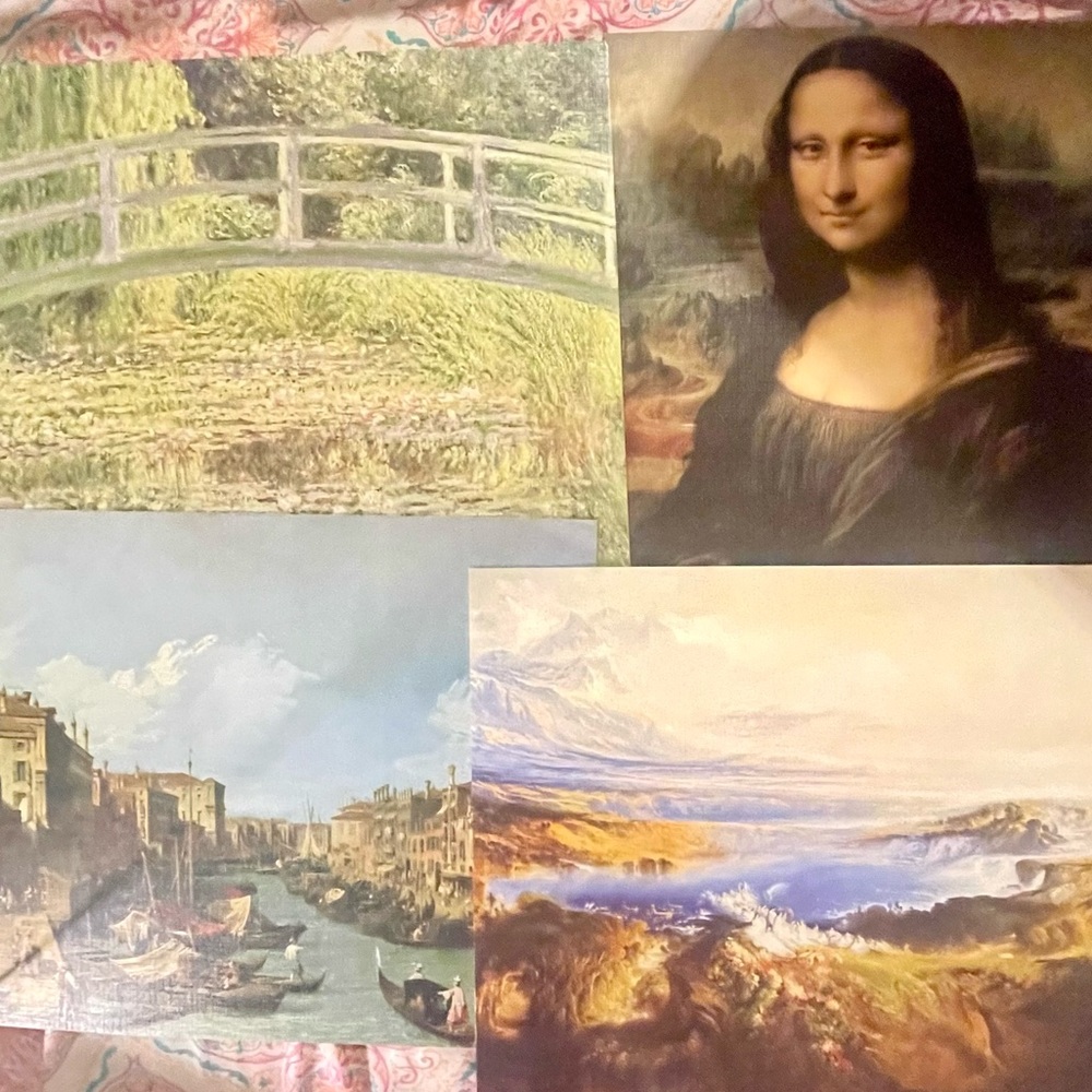 4 Reproduction Prints By Masterpiece Plains